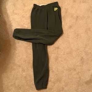 Grey Nike sweatpants